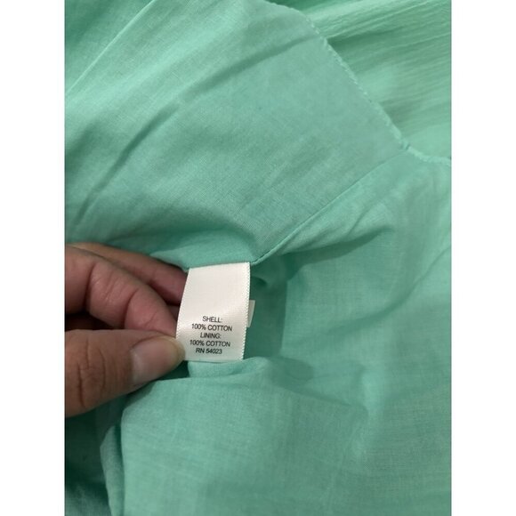Banana Republic Sun Dress Mint Green Halter Top Women 4 - Picture 10 of 14